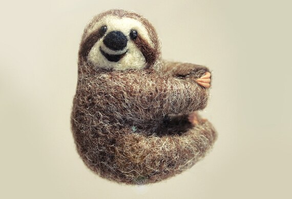 sloth finger puppet