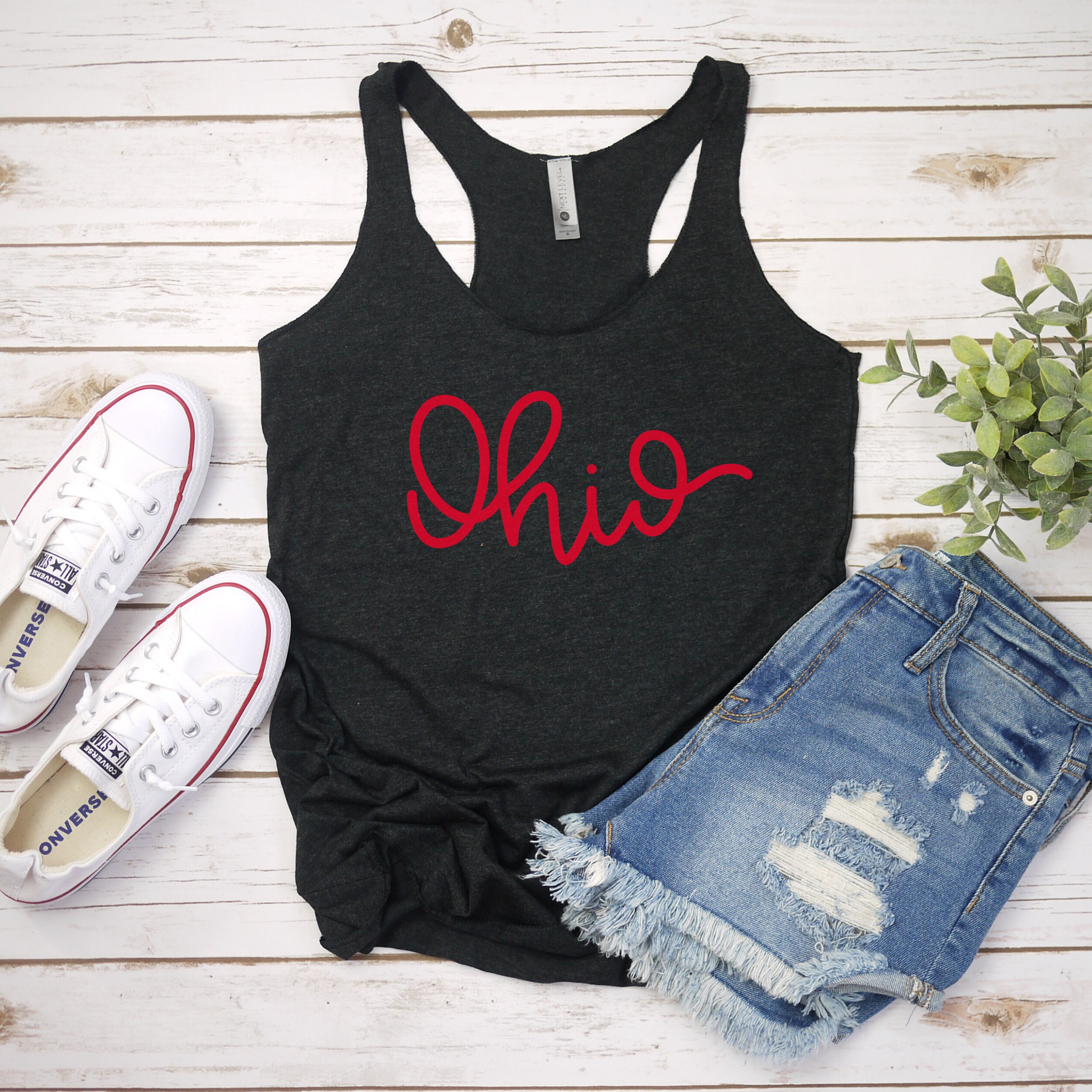 Ohio Script Ohio Tank for Her Ohio Shirt for Her Ohio Tank Top Ohio ...