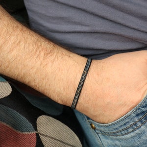 Personalized Morse Code Bracelet: Sterling Silver, Custom Hidden Message