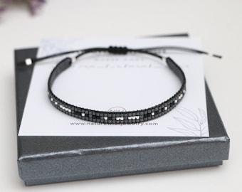 Pulsera Para Hombre, Pulsera De Moda Para Hombre, Color Negro, Blanco, 6 Mm, Inspirational Friendship Morse Code Blanco Turquesa Pulsera San Valentín, Unisex, 30cmx6mm, Cristal, Circonita Cúbica