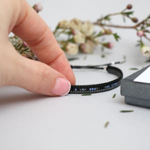 Custom Morse Code Bracelet: Personalized Secret Message Gift
