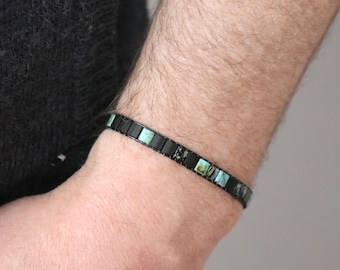 Faith Morse Code Bracelet: Tila Beaded Inspirational Jewelry