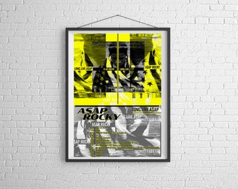 Asap Rocky Testing Album Artwork Poster Print A3 Etsy