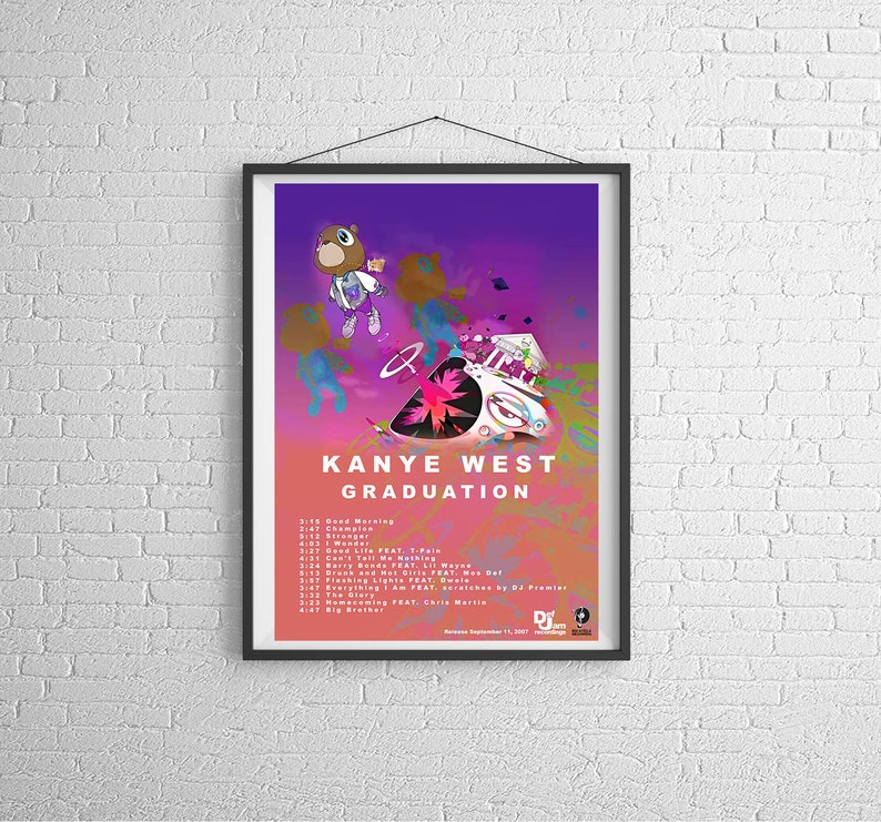 Art Kanye West Ye Album 2018 Cover Poster Art Print 12x12