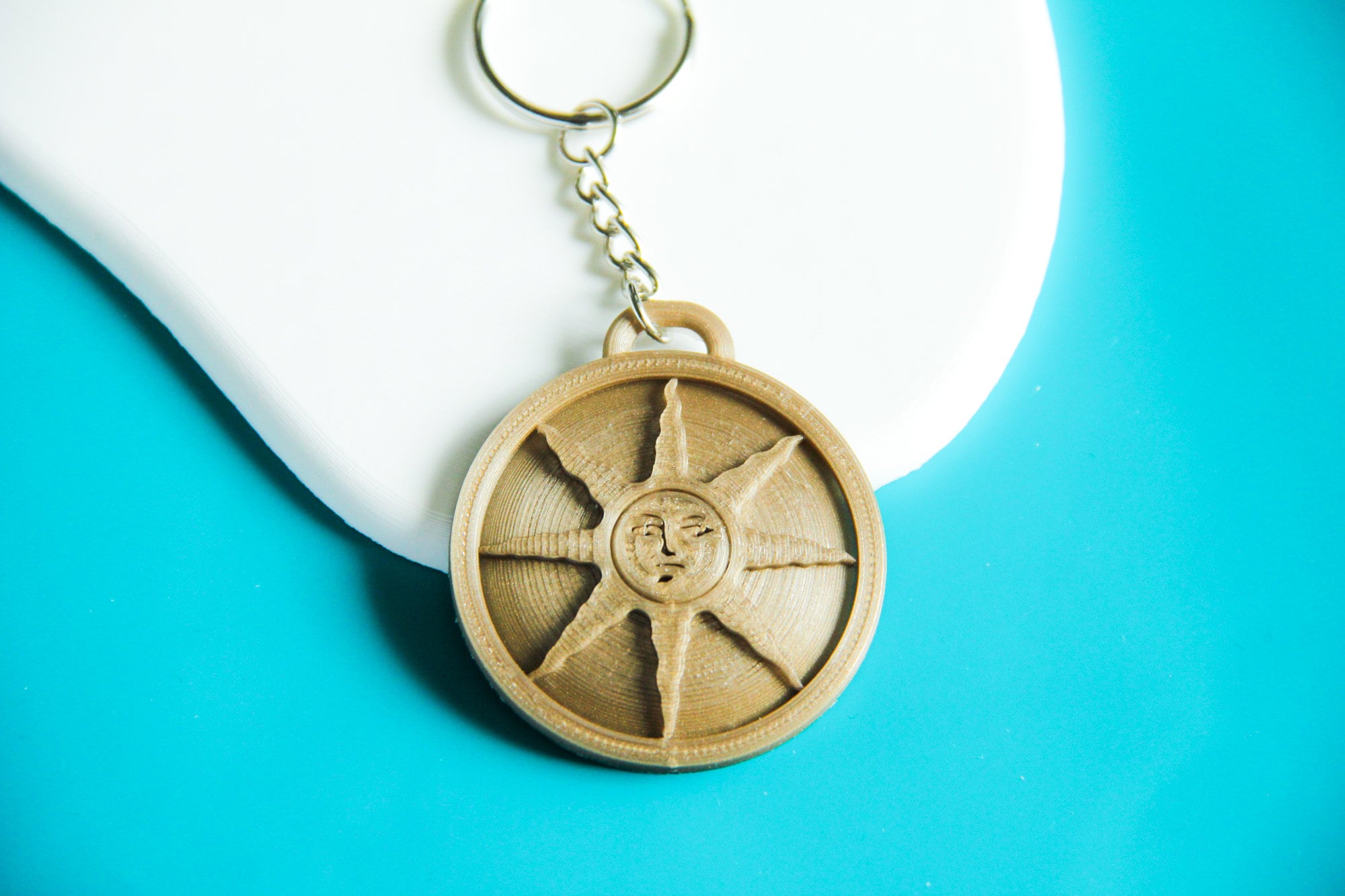 Sunlight Medal Keychain Solaire of Astorads3ds2sunlight Etsy