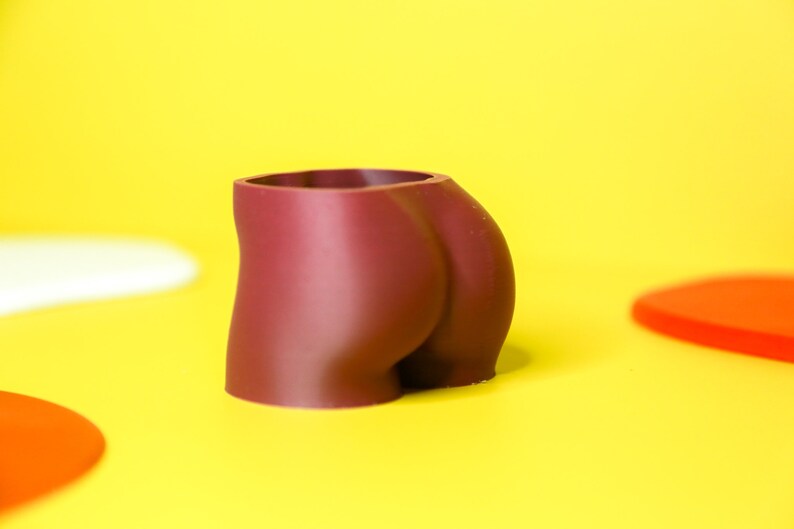 Butt Planter: 3D Gedruckter Pflanzenbasierter Kunststoff-Topf Bild 7