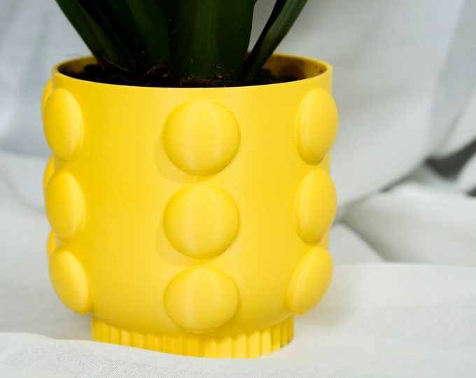 BUBBLE POT - Modern Textured Planter for Cactus, Succulents, and Houseplants TheBUBBLE