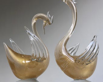 【イタリア 白鳥のムラノガラス】ヴィンテージ イタリア 白鳥のムラノガラス】ヴィンテージ 【公式通販】