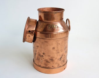 Nederlandse antieke verkoperde melkpot JUMBO HOLLAND nummer 600 paraplu standhouder 1880-1900 landelijke stijl kan boerderij melk containerschip