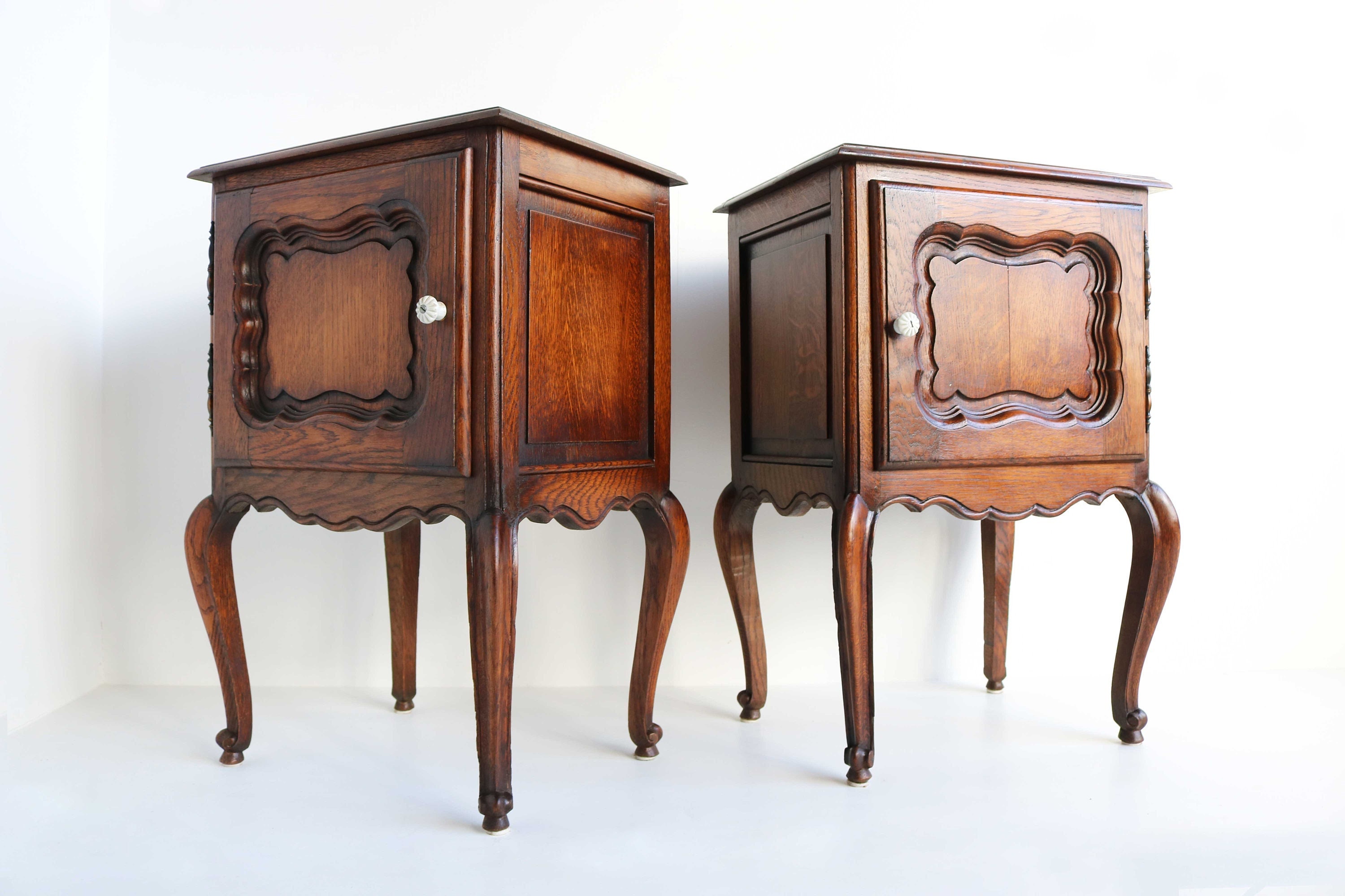Louis XV Style Nightstands French Couple /pair Mid Century