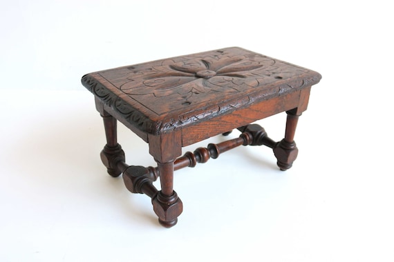 Antique foot stool deals