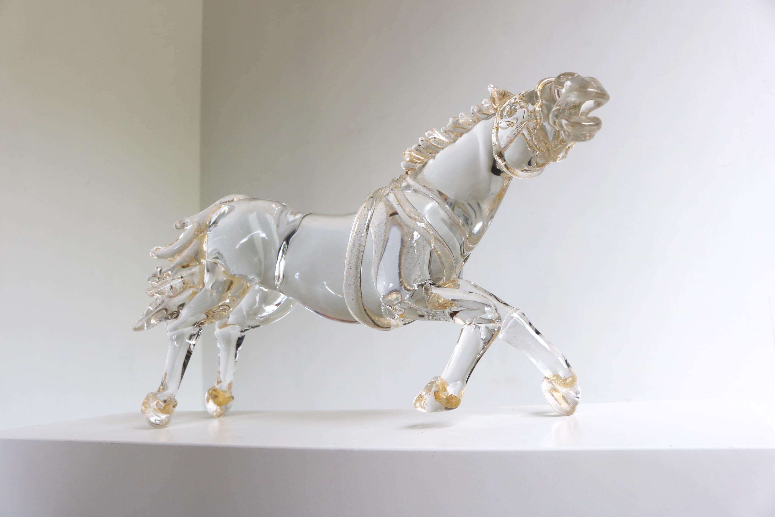 Murano venetian glass horse - Etsy 日本
