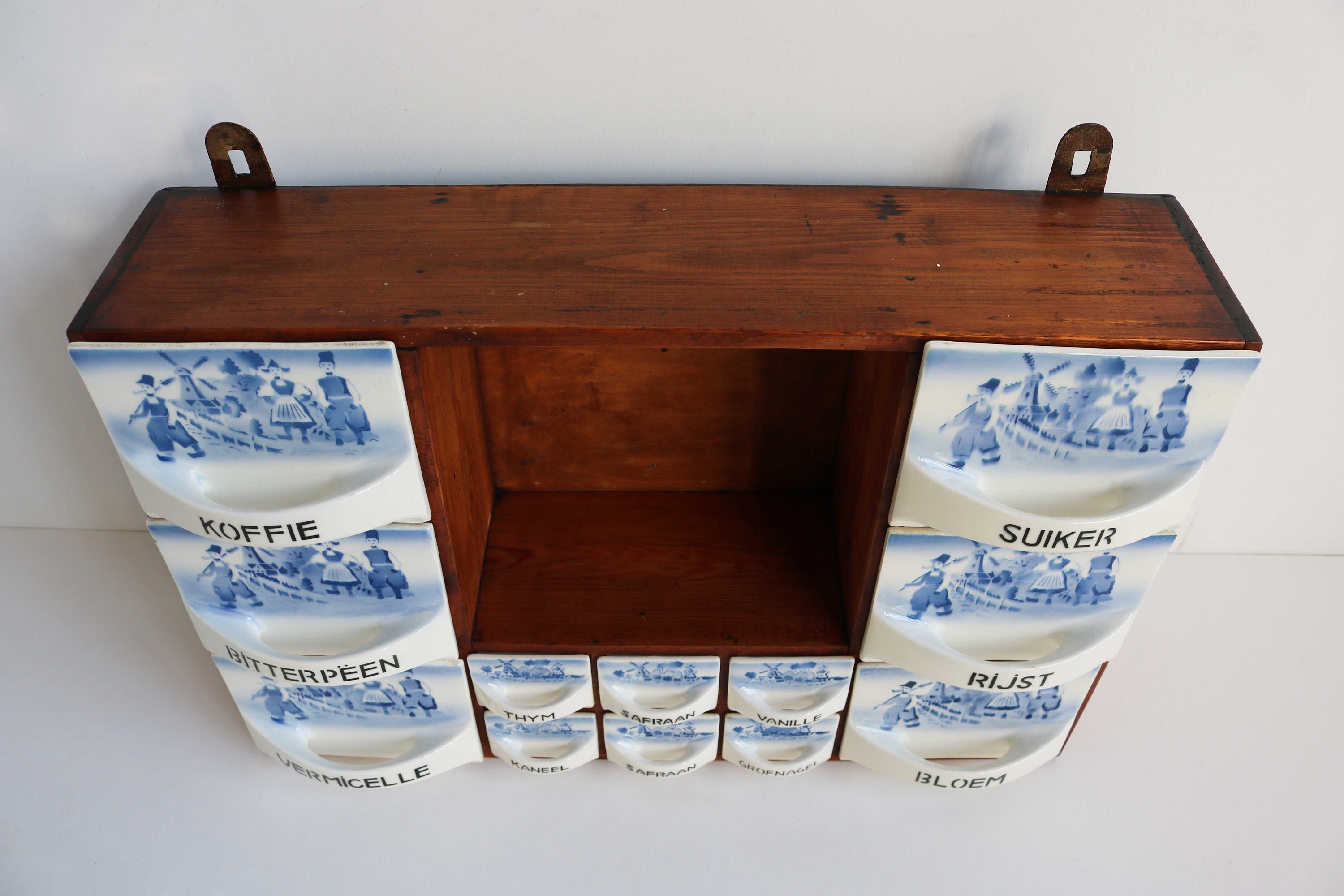 Vintage Country kitchen Spice Rack Mini Wooden Drawers – Wainfleet Trading  Post