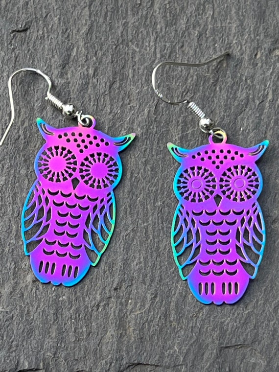 Owl Clay Earrings || Brown Owls – Shop Laura Lee Designs