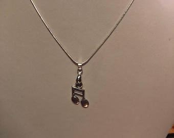Music charmed necklace, guitar necklace, harp, trumpet, music note, treble clef, piano necklaces in silver colour,