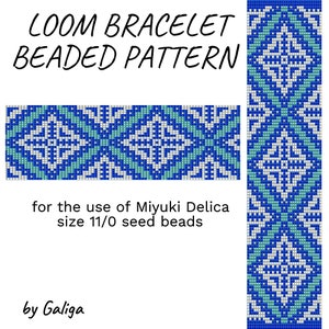 Loom bracelet pattern for beading christmas pattern bead loom pattern christmas jewelry pattern snowflake bracelet digital pattern beadwork