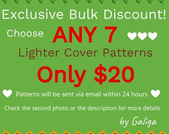 Lighter Cover Patterns Beaded Case DIY Sleeve Design Seed Bead Peyote Beding Lighter Crafts