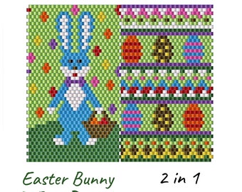 Patrones de fundas para bolígrafos de conejito de Pascua, patrones para envolver bolígrafos, patrones para bolígrafos de cuentas, patrones para huevos de Pascua, descarga de patrones de conejo en PDF