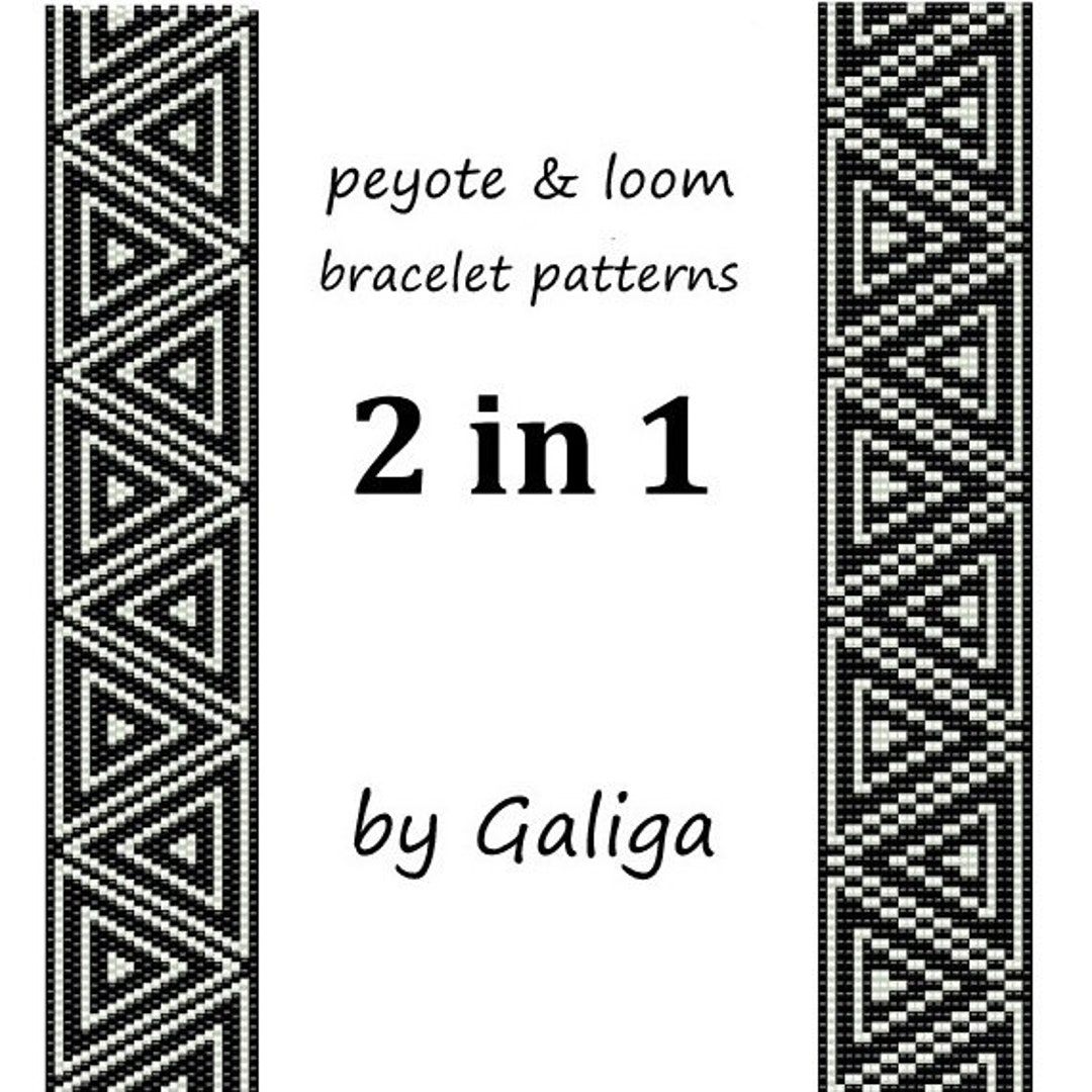 black-and-white-bracelet-pattern-download-tutorial-beading-instructions