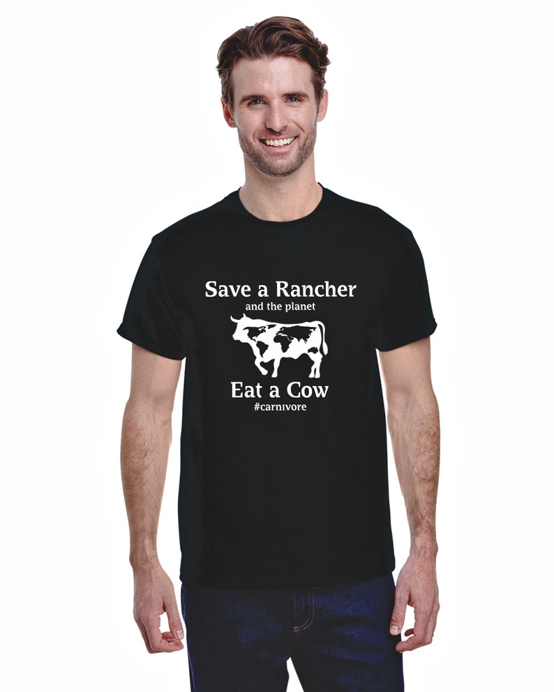 Men's Save a Rancher Carnivore Tee Shirt | Etsy