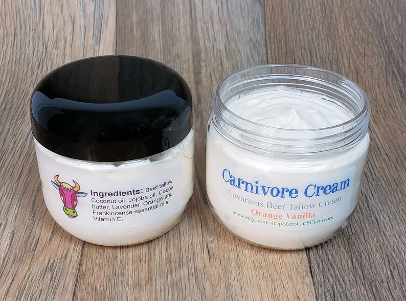 Carnivore Cream Luxury Beef Tallow Cream Etsy
