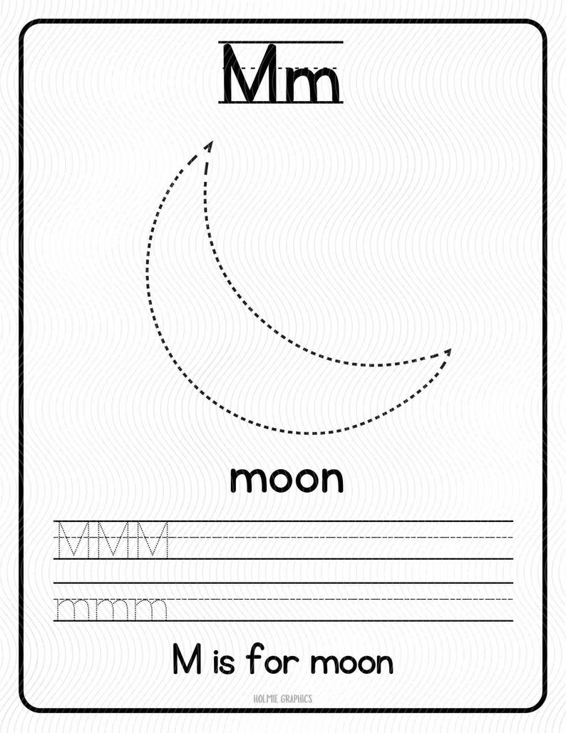 A to Z Alphabet Tracing Worksheets | Preschool & Kindergarten ...