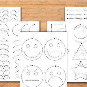 Preschool Learning, Tracing, Learning to Write, Writing Worksheets, Tracing, Emotions