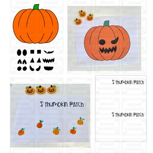Kit d'artisanat d'Halloween, Activités d'Halloween, Activités de citrouilles