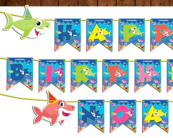 Baby Shark Banner Baby Shark Backdrop Para Nino Nina Etsy Baby Shark Banner Baby Shark Backdrop Para Nino Nina Etsy