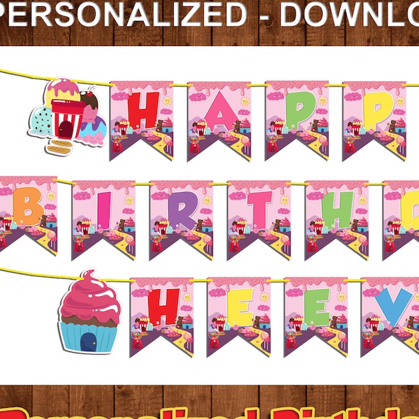 Candyland Flags Etsy New Zealand