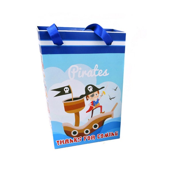 Pirate party favor cadeau sac pirate thème anniversaire traiter sac anniversaire cadeau sac fête personnalisé anniversaire faveur sacs pirates décoration