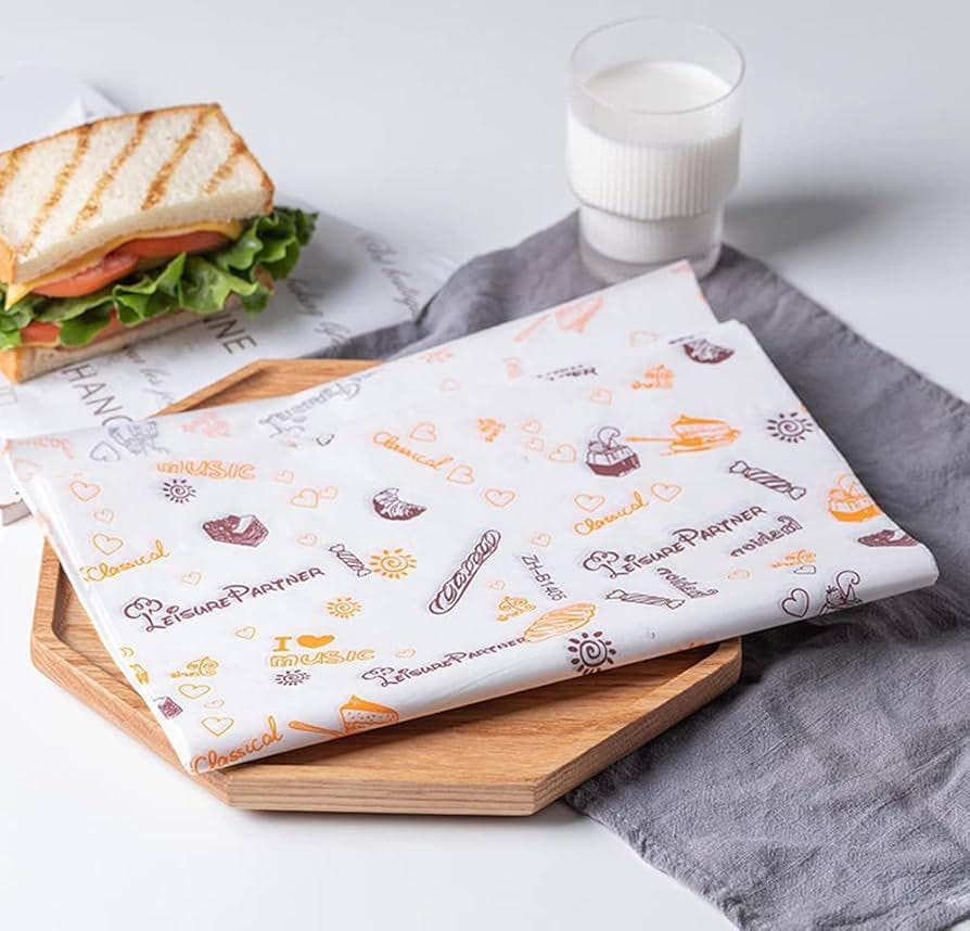 Custom Printed Deli Paper: Food Safe Sandwich Wrap, Greaseproof - Etsy