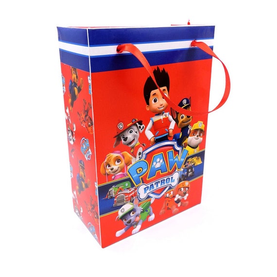 Paw Patrol favor bags paw patrol theme goodie bags birthday Etsy