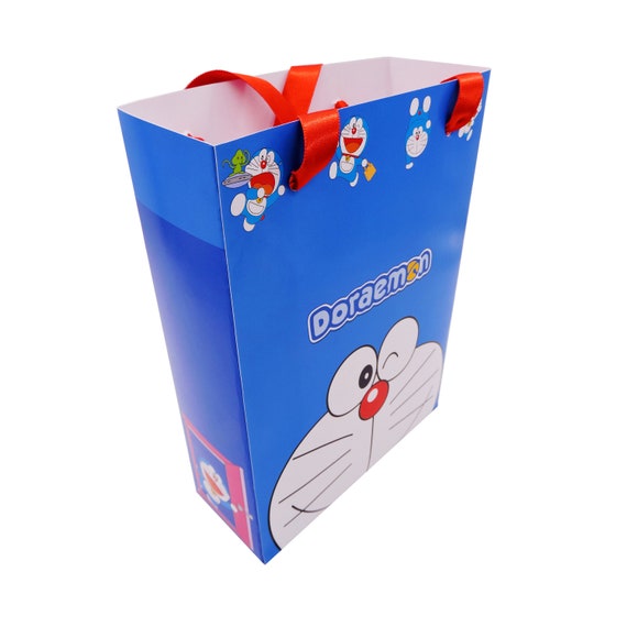 Doraemon Theme Birthday Party Gift Bags Personalized Doraemon Etsy