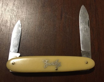 Antique Victorinox Pocket Knife with Zwicky Logo
