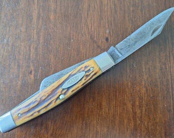 1940-64 Case XX 5375 Stag Stockman Pocket Knife