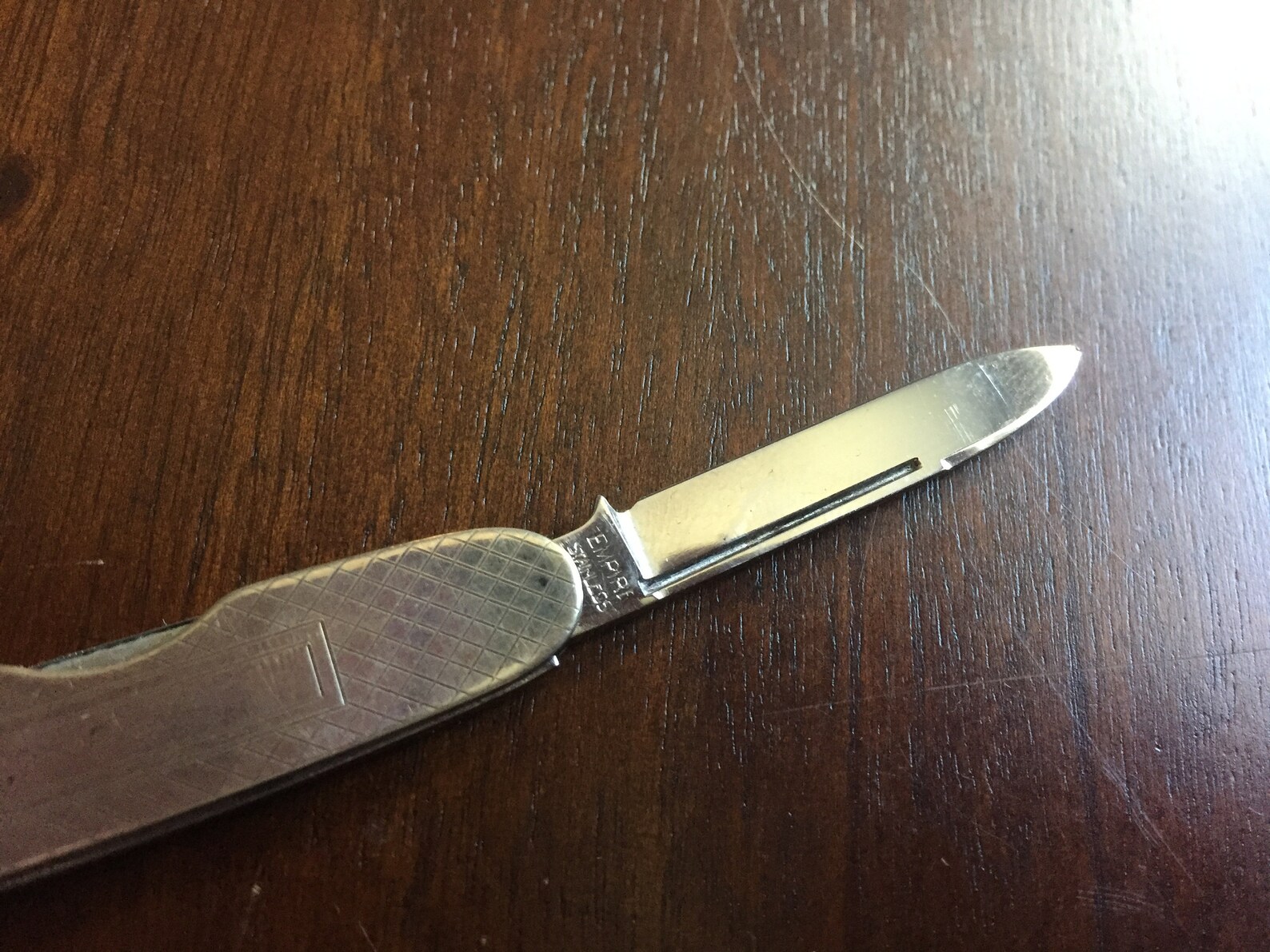 Empire Sterling Silver Watch Fob Knife Etsy