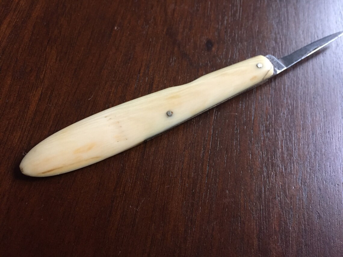 J Morton Late Macdaniel Old Quill Knife Etsy