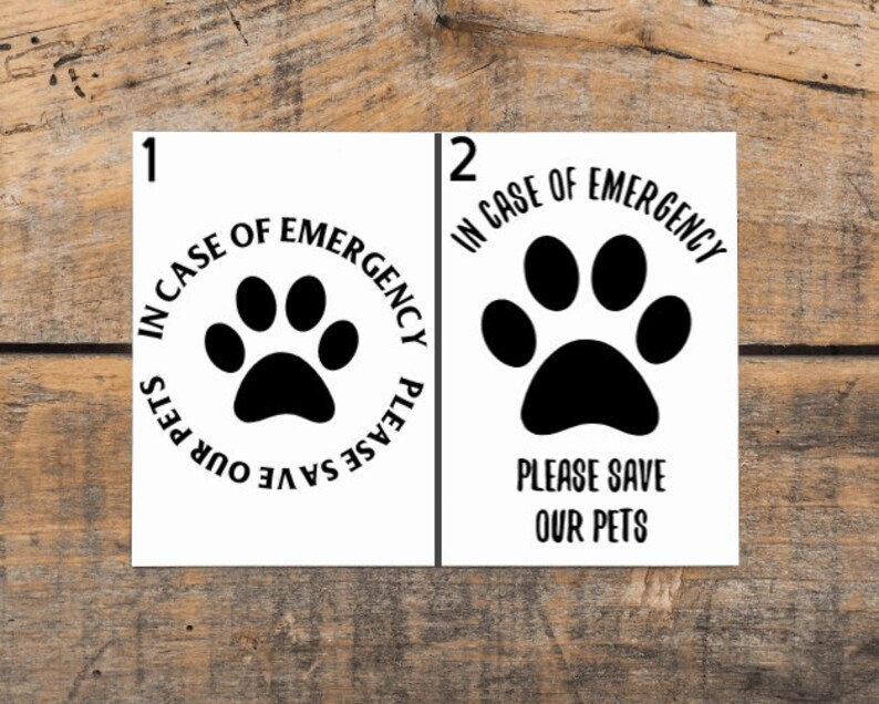Alu-Warnschild „Pets Inside Please Save Our Pets“ – 15x20 Cm, Wetterfest Für Tür Oder Fenster