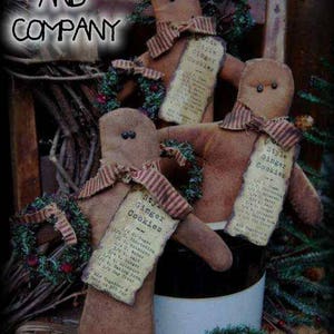 Olde Style Ginger Folk Cookies