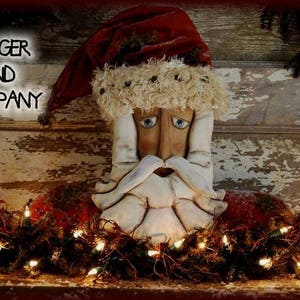 Santa Belsnickle Mantle Sitter