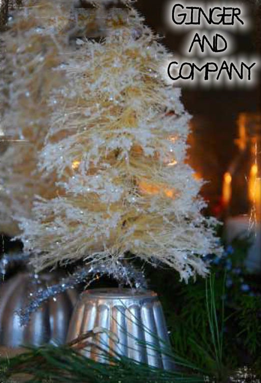 Vintage Bottle Brush Trees Etsy