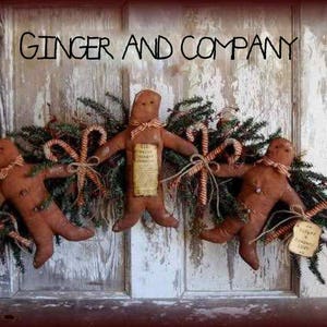 Grungy Gingerbread Garland