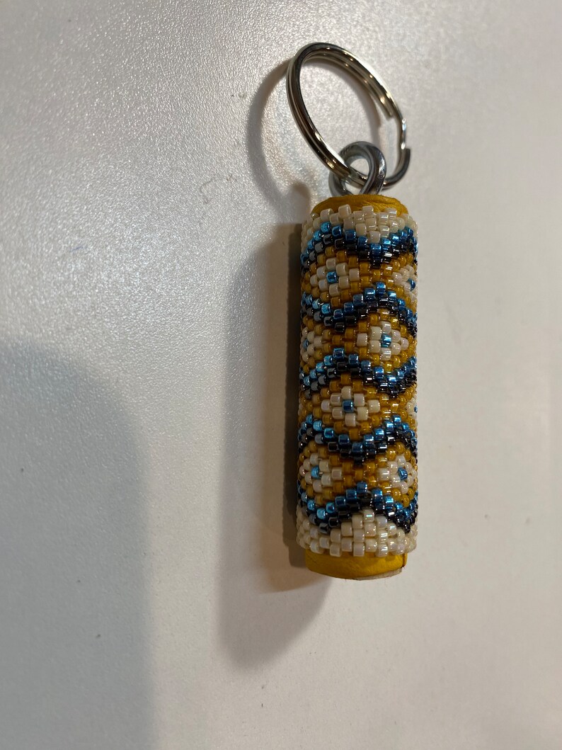 Native American Beaded Keychain Etsy