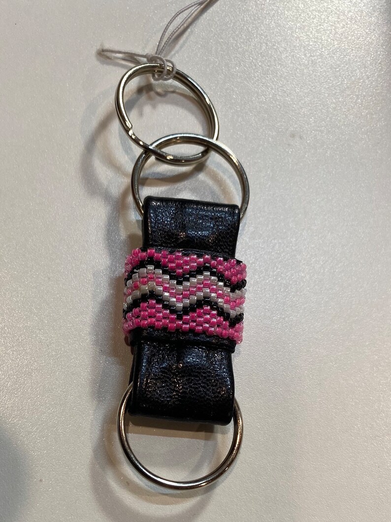 Native American Beaded Keychain Etsy