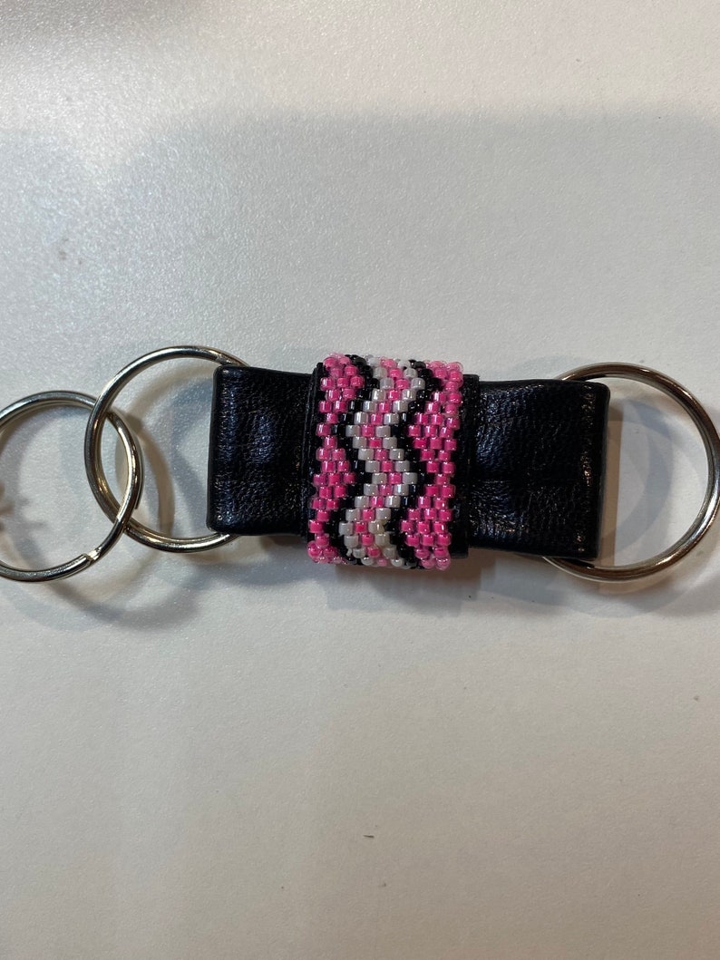 Native American Beaded Keychain Etsy