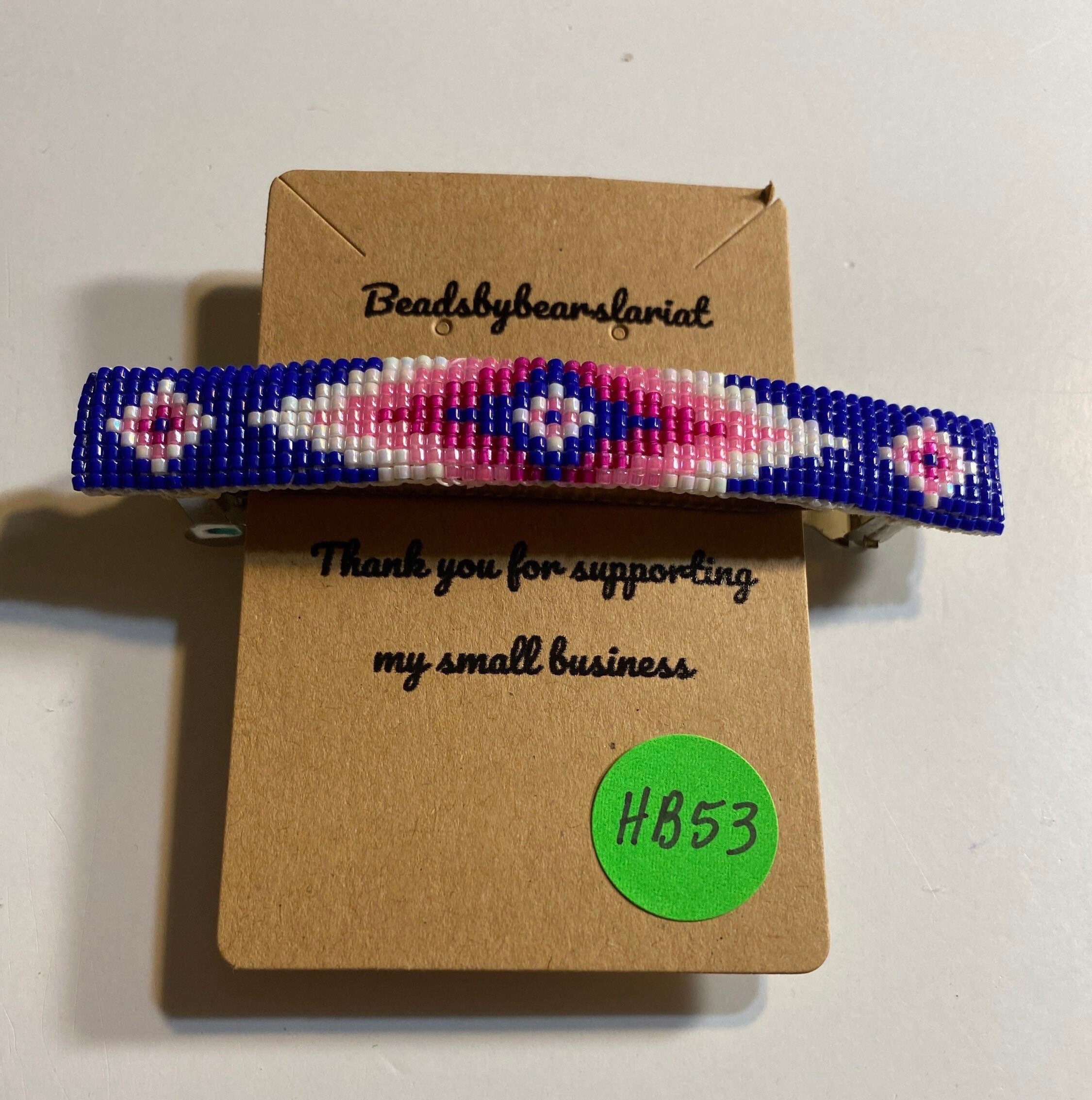 Native American Beaded Hair Barrette HB53 Etsy