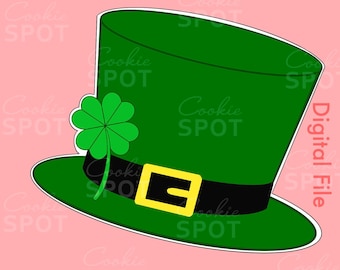 Fichier STL à l'emporte-pièce pour chapeau de la Saint-Patrick (téléchargement numérique)
