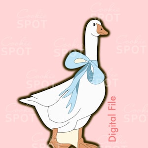DIGITAL - Foremka do ciastek Goose Cookie Cutter Plik STL Natychmiastowe pobranie Rozmiar ciasteczka 4,5&quot;