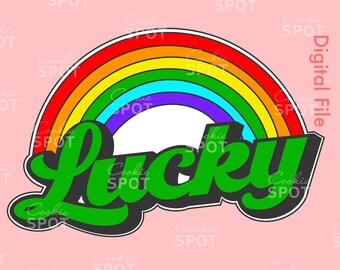 Regenbogen St Patricks Day Cookie Cutter STL-Datei (digitaler Download)
